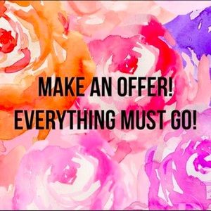 Everything must go!!!🛍